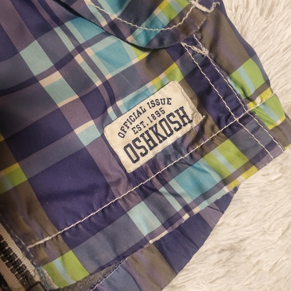 Osh Kosh Plaid Jacket 2T - Picture 3 of 4